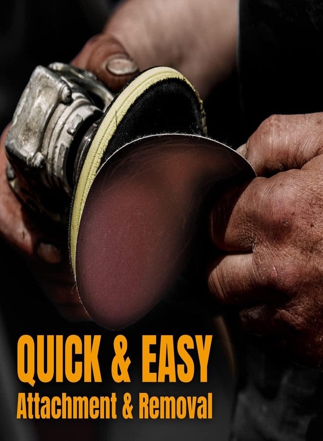 باورتيك أقراص صنفرة POWERTEC 40 Grit، عبوة من 25 قرصًا، مقاس 6 بوصات - خطافية وحلقة، وسادات صنفرة مدارية من أكسيد الألومنيوم بستة فتحات، ورق صنفرة دائري للأعمال الخشبية والطلاء، للصنفرة المدارية العشوائية والهوائية والهوائية وDA (45204) - Image 4