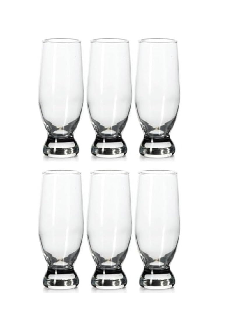 Pasabache Pasabahce Large Juice Cups Set of 6 - Aquatic- 370 ml -Clear Color - Image 2