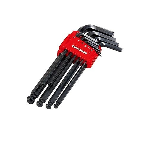CRAFTSMAN Hex Key Allen Wrench Set with Ball-End, MM, 10 Piece (CMHT26029) - Image 2