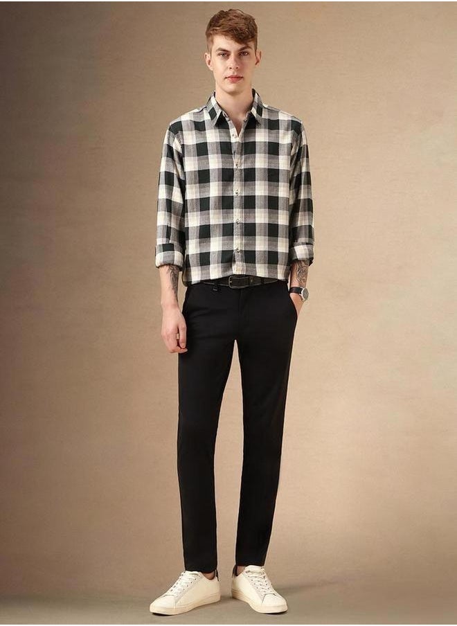 Dennis Lingo Checked Buffalo Checks Relaxed Fit Cotton Casual Shirt by Styli  - Image 2