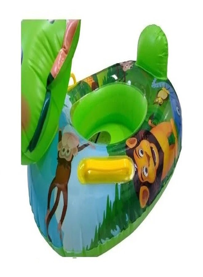 SVS ONLINE Kids Inflatable Cartoon Swim Ring with Seat - Pink Baby Pool Float (TODO-Swiming-Ring) - Image 3