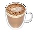 Gmark Large Coffee Mugs Set of 2 (12 oz, 350 ml), Double Wall Tumbler Glass Cup, Insulated Coffee Cups for Tea, Latte, - Image 2