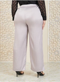 Styli Jacquard Print Wide Leg Pants  - Image 4