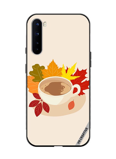 Protective Case Cover For OnePlus Nord A Cup Of Coffee With Colorful Design Multicolour