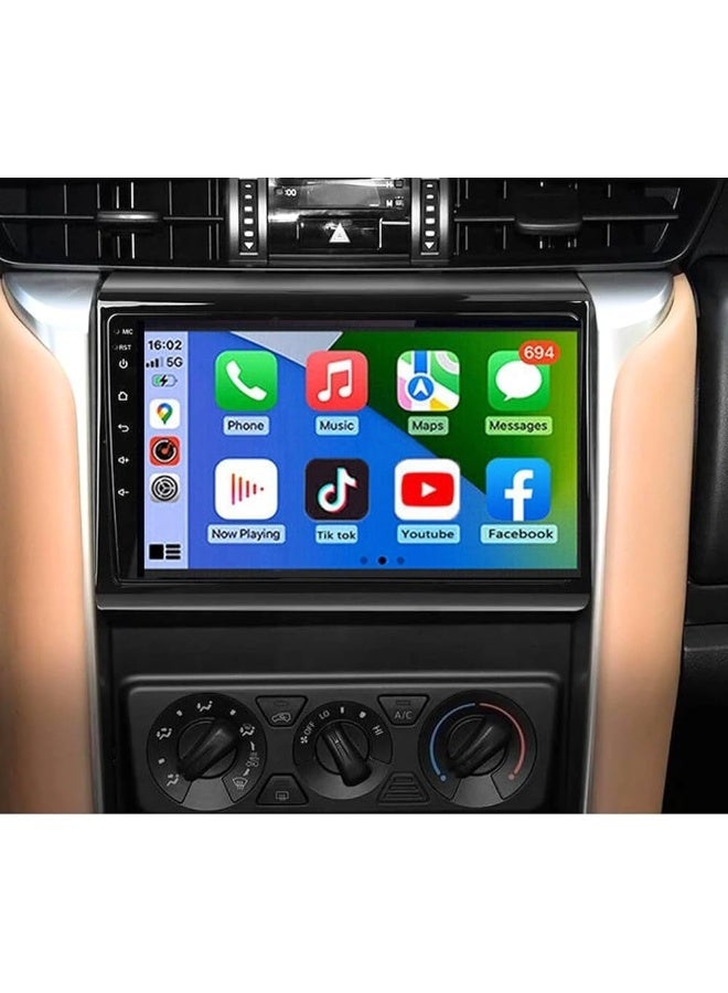فيريكس ستيريو سيارة تويوتا فورتشنر مناسب لشاشة أندرويد فورتشنر 2015-2024 مع Apple Carplay Android Auto لاسلكي واي فاي DSP FM&AM BT AHD كاميرا متضمنة واجهة سريعة QLED (2 + 32 جيجابايت Carplay 4CORE) - Image 2