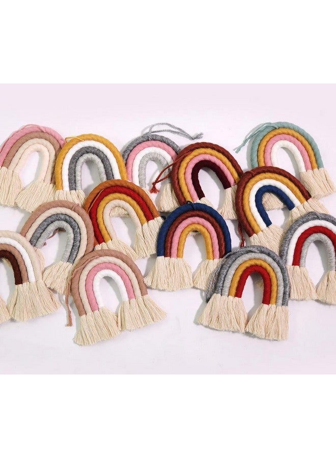 ZWA Rainbow Wall Hanging, Handmade Macrame Wall Art Decor for Nursery Kids Room Home - Image 3