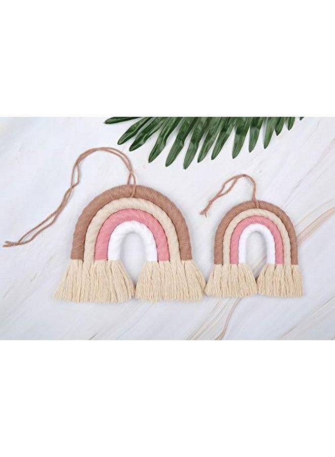 ZWA Rainbow Wall Hanging, Handmade Macrame Wall Art Decor for Nursery Kids Room Home - Image 5