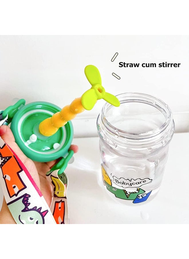 Babycare - Babycare - T-Rex Toby Sippy Cup, Peach, 500 ml, BPA-Free, Leak-Proof, Non-Toxic, Easy Grip Handle, Safe for Toddlers, Spill-Proof Design, Durable, Portable, Ideal for Baby Feeding - Image 1