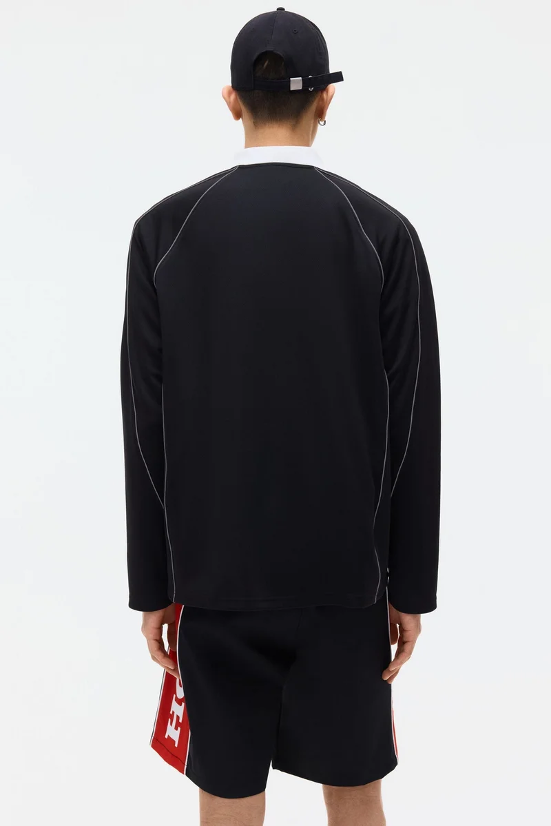 H&M  Loose Fit Printed polo shirt for Men | Best Price UAE