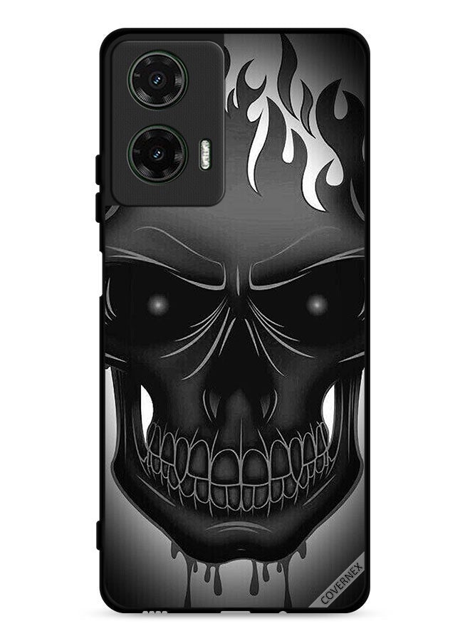 Covernex Motorola Moto G35 5G Protective Case Cover Skull Art - Image 1