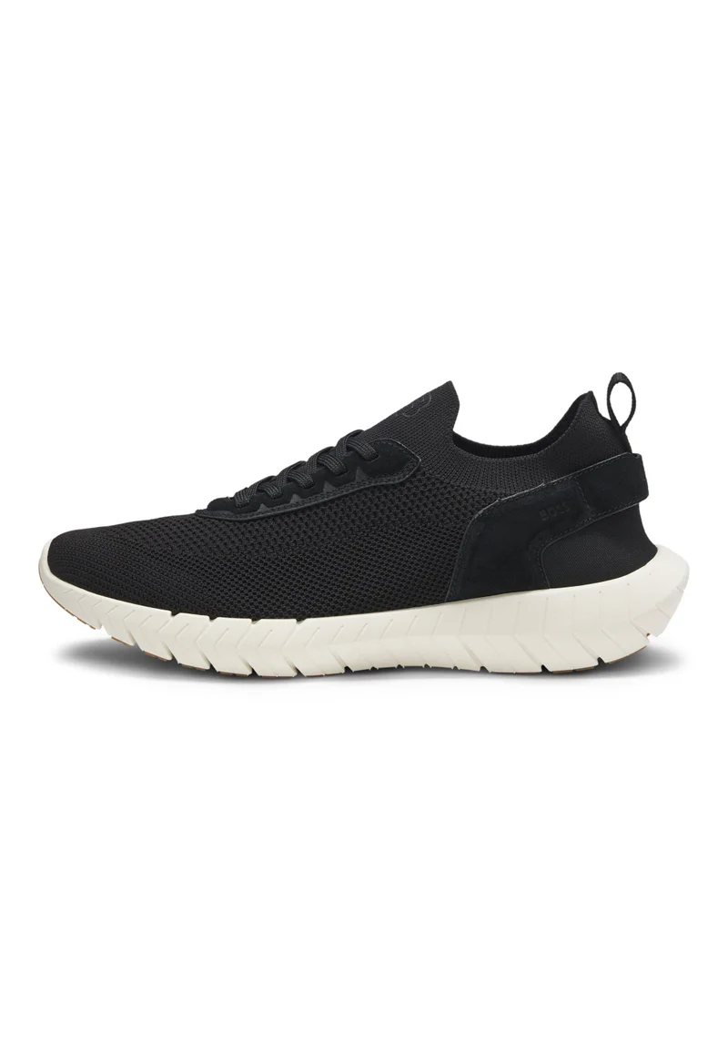 BOSS Black BOSS-MOTION sneakers with knitted uppers and leather trims for Men | Best Price UAE