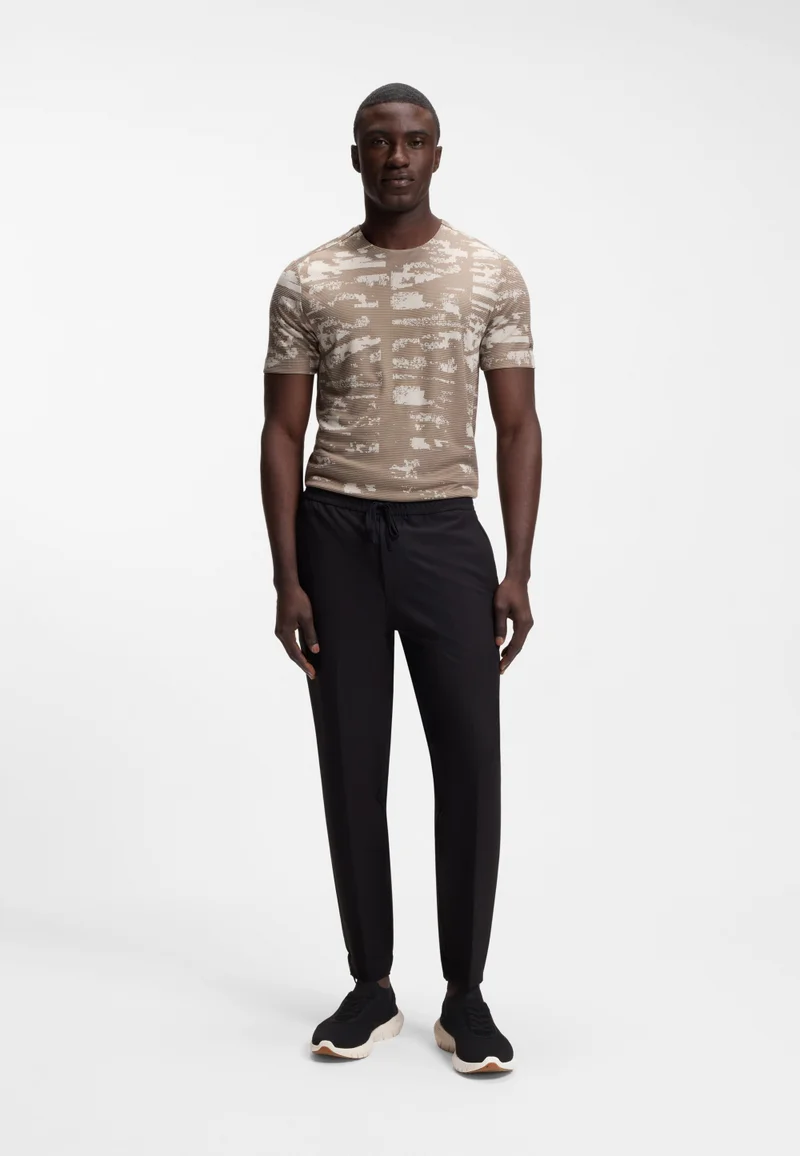 BOSS Black BOSS-MOTION sneakers with knitted uppers and leather trims for Men | Best Price UAE