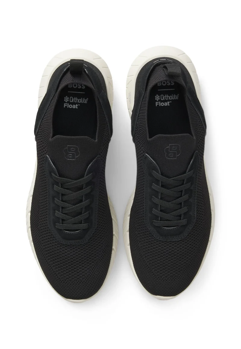 BOSS Black BOSS-MOTION sneakers with knitted uppers and leather trims for Men | Best Price UAE