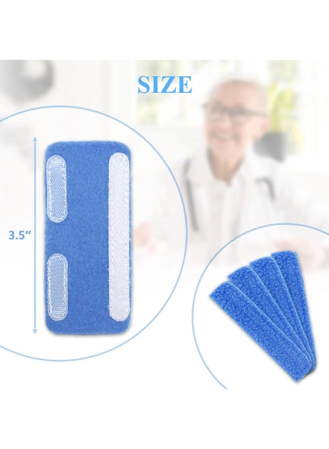 TTESL 4Pcs Nasal Cannula Ear Cushions, Breathable Oxygen Ear Protectors for Oxygen Tubing, Soft Loop Design Comfort Ear Pads for Ear Pain Relieve, Eyeglasses, Oxygen Users - Blue  - Image 5