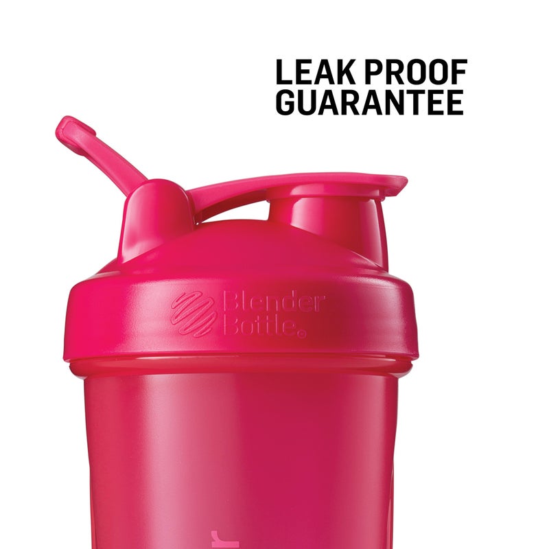 BlenderBottle زجاجة خلط بلندر بوتل كلاسيك مثالية لمخفوقات البروتين وما قبل التمرين، 28 أونصة، شفافة/سوداء (عبوة من 2) - Image 4