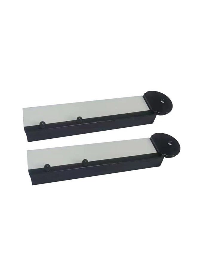 2PKS Slat Wall Security Hook Tool,Display Wall Safety Hook Magnetic Tool,Powerful Magnet,Black Key - Image 1