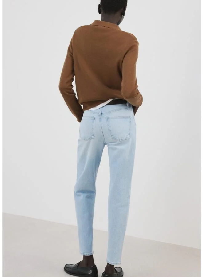 مانجو Newmom comfort high-rise jeans