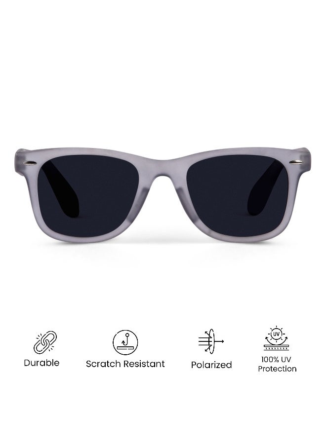 Woggles Smoky quartz polarized wayfarer sunglasses  - Image 2