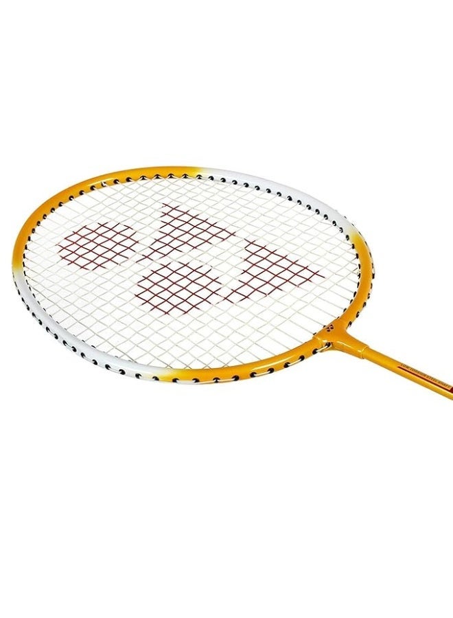 يونيكس مضرب تنس الريشة YONEX GR 303 مصنوع من مزيج الألومنيوم مع غطاء كامل (أصفر/أصفر) - طقم من قطعتين - Image 3