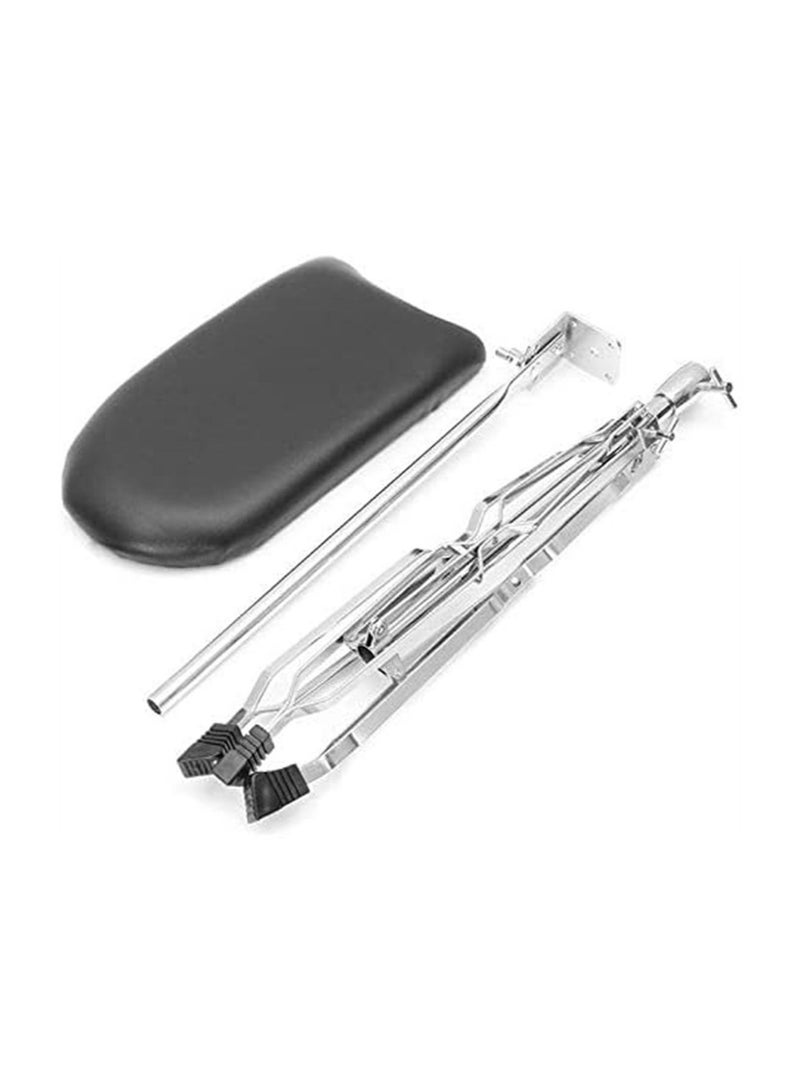 BLOOMING TIME Tattoo Shelf Bracket Rest Stand Silver/Black - Image 3