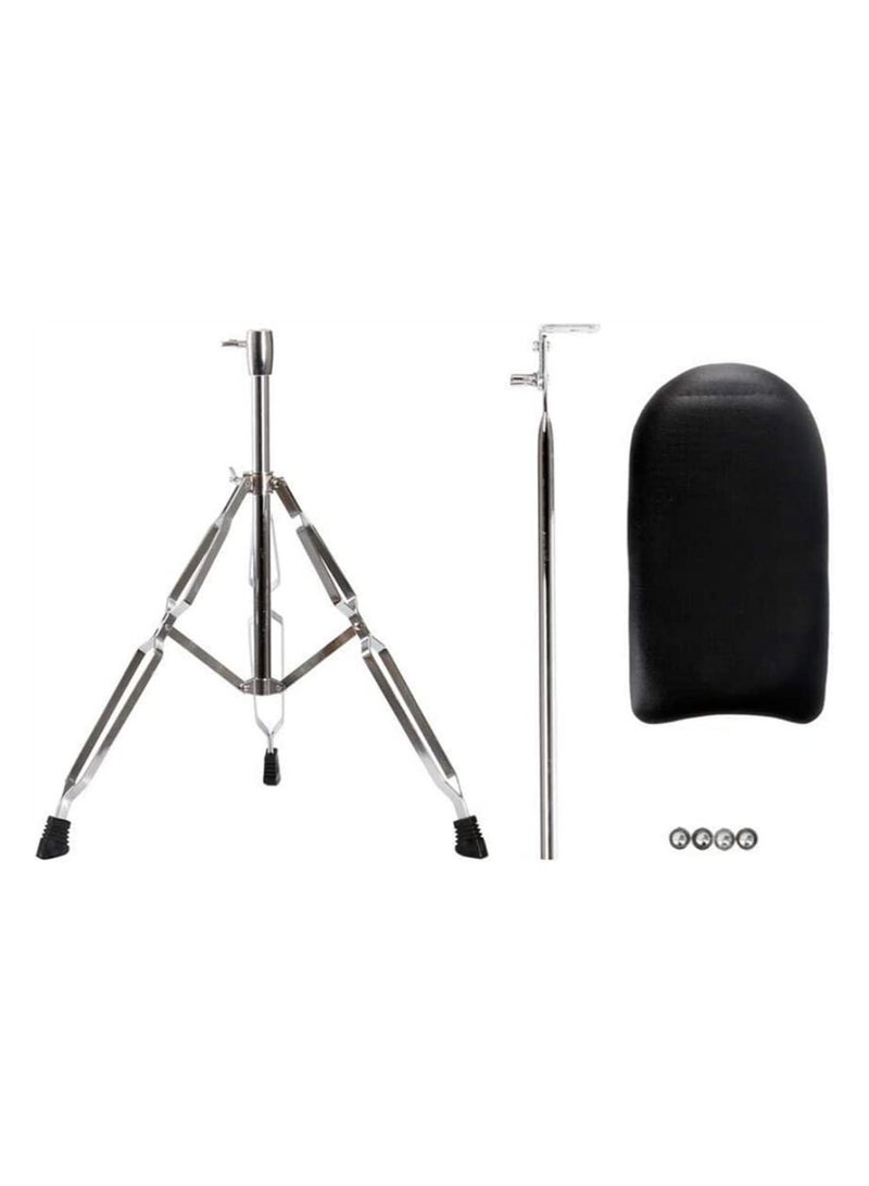 BLOOMING TIME Tattoo Shelf Bracket Rest Stand Silver/Black - Image 2