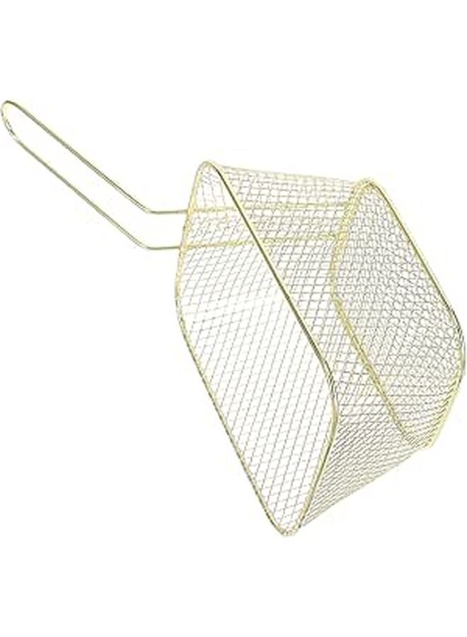 Stainless Steel Deep Fryer Basket With Handle Large Wire Mesh For French Fries - Image 1