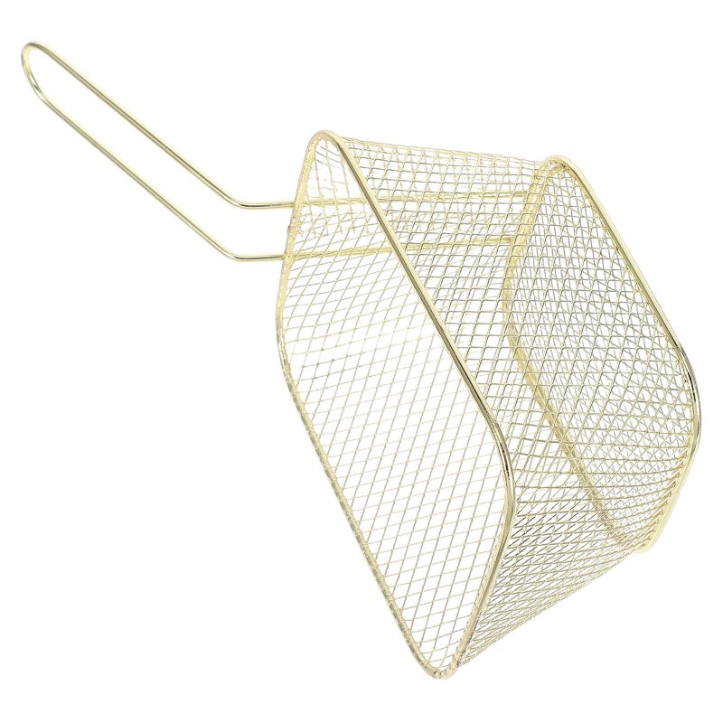 Stainless Steel Deep Fryer Basket With Handle Large Wire Mesh For French Fries - Image 2