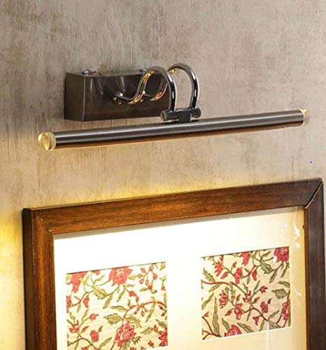 Areezo Picture Lights Silver Steel/Mirror/Spot/Bathroom/Display/Wall Light, LED 8 Watt, Steel Body ASIN: B08K942SXF - Image 5