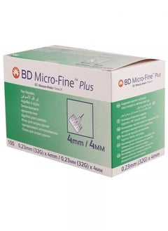 BD BD Micro-Fine Plus Insulin Pen Needle 32G X 4Mm 100's (3 Pack)  - Image 2