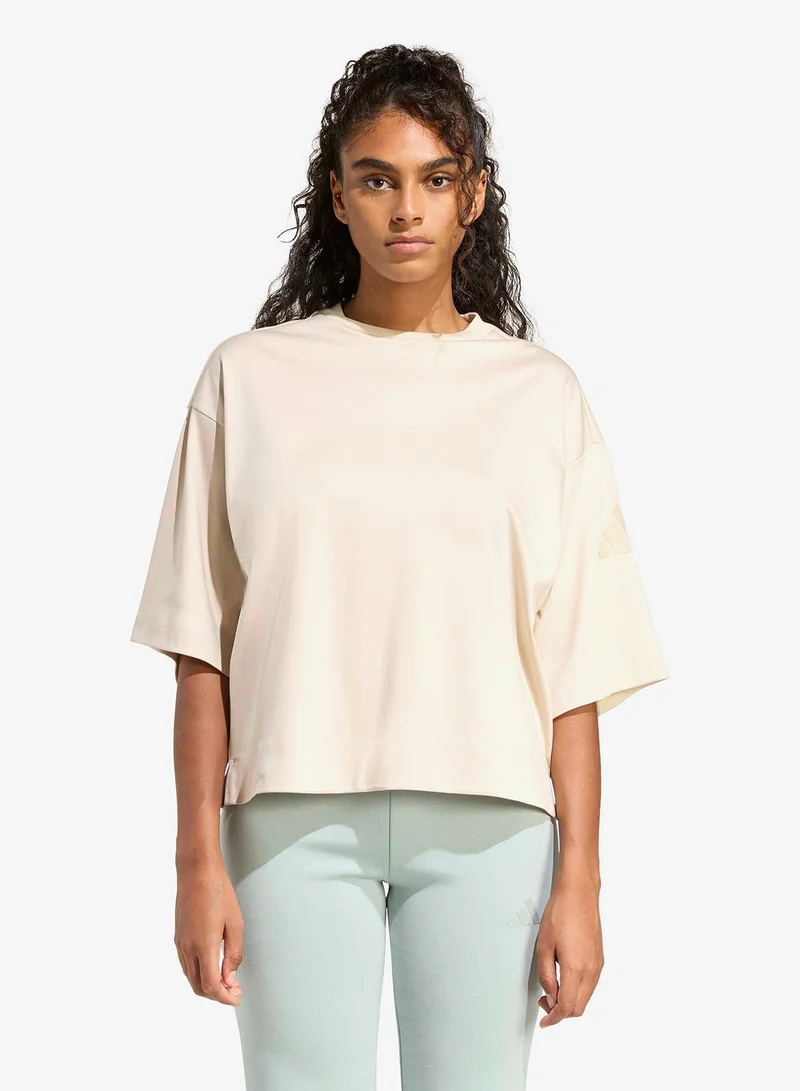 اديداس تي شيرت لوكس ناعم فضفاض