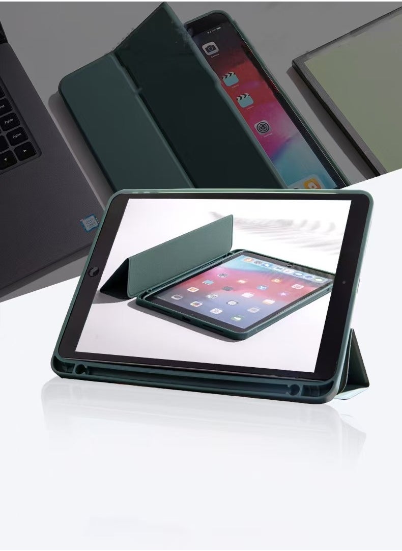 Captaintech iPad 10th Gen 10.9-inch Case (2022) - Rebound Series with Pencil Holder, Trifold Stand & Auto Wake/Sleep | Flexible Protective Cover in Green ﻿  - Image 4