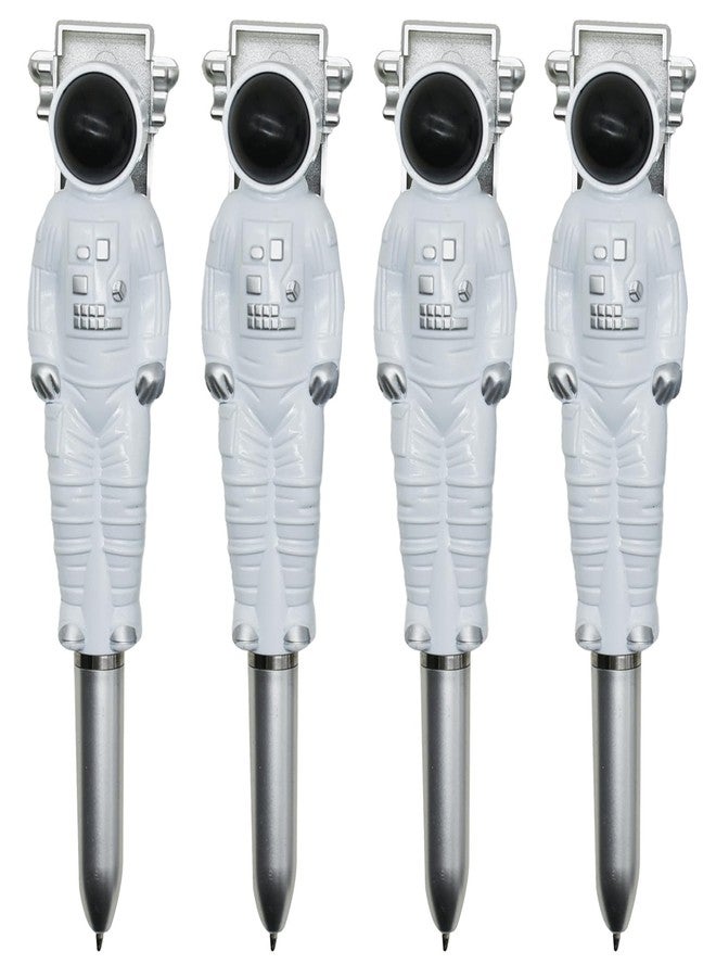 Maydahui 4 PCS Retractable 3D Spaceman Ballpoint Pens Novelty Astronaut Pen Cute Outer Space Pens Black Ink for Writing - Image 1