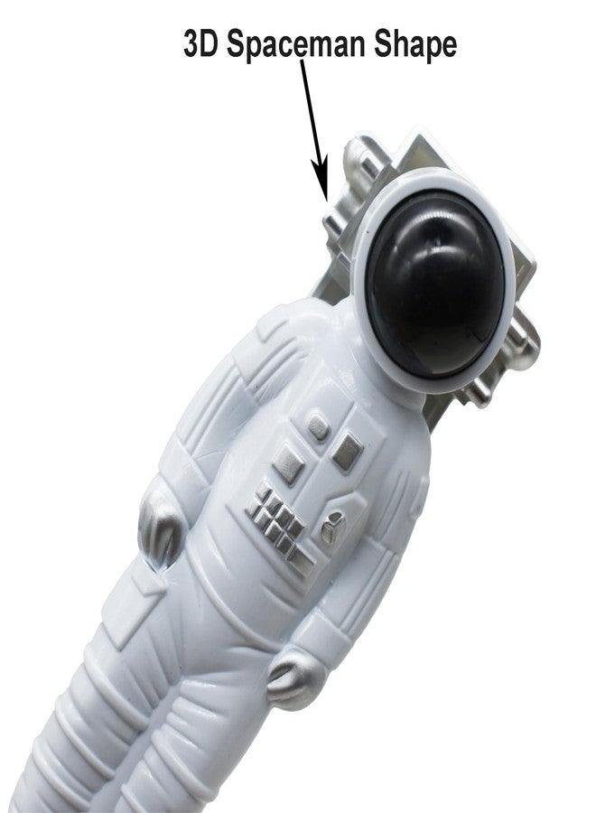 Maydahui 4 PCS Retractable 3D Spaceman Ballpoint Pens Novelty Astronaut Pen Cute Outer Space Pens Black Ink for Writing - Image 3
