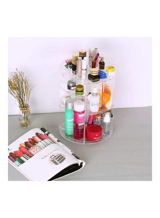 إسكدنيا منظم مكياج دوّار شفاف - Image 4