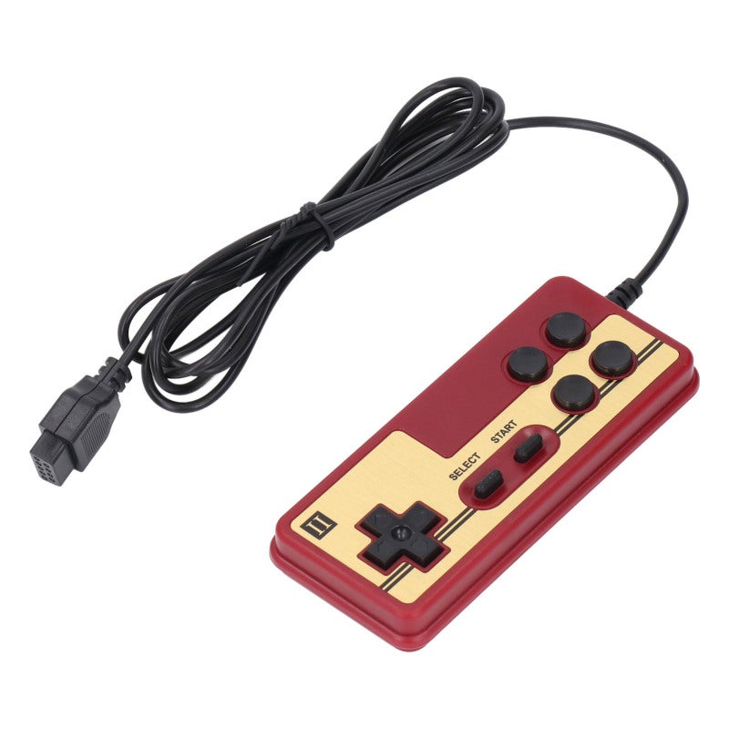 Wired Game Handle 1m Cable ABS Material - Continuous Startup Vintage Gamepad for Nostalgic Gaming, 8 Bit Console Compatible - Image 2