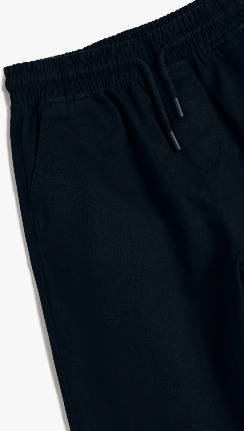 KOTON Jogger Pants Pocket Cotton Elastic Waist