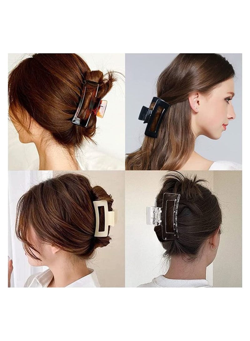 ORiTi مشابك مخلب الشعر 8 قطع كبيرة غير قابلة للانزلاق للشعر الطويل السميك - Image 3