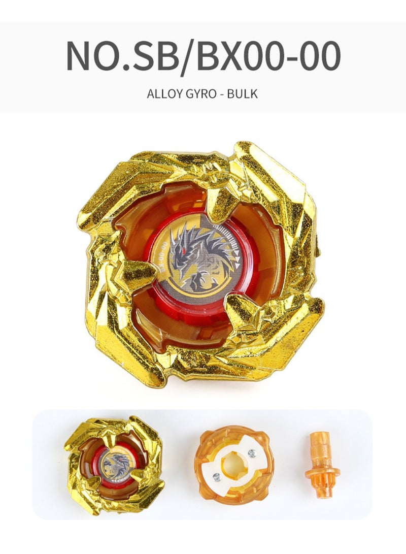 بي بليد ألعاب SB Burst Top X Series 4 BX00 ذات ألوان مختلفة، طلاء إلكتروستاتيكي، مجموعة ألعاب واحدة (ذهبي) - Image 2