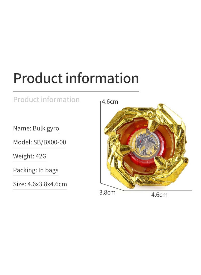 بي بليد ألعاب SB Burst Top X Series 4 BX00 ذات ألوان مختلفة، طلاء إلكتروستاتيكي، مجموعة ألعاب واحدة (ذهبي) - Image 4