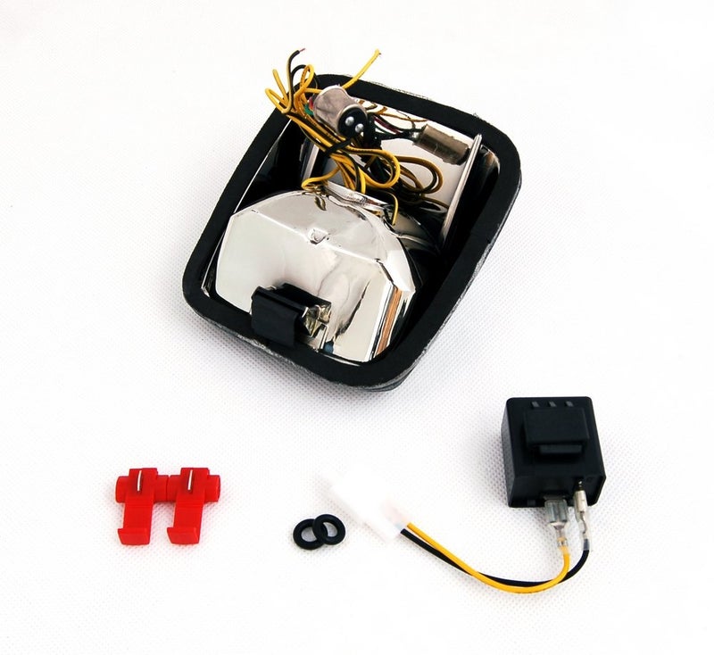 Areyourshop Taillight + Turn Signals For Harley V-ROD, Night Rod, Street Rod 2002-2011 Smoke - Image 2