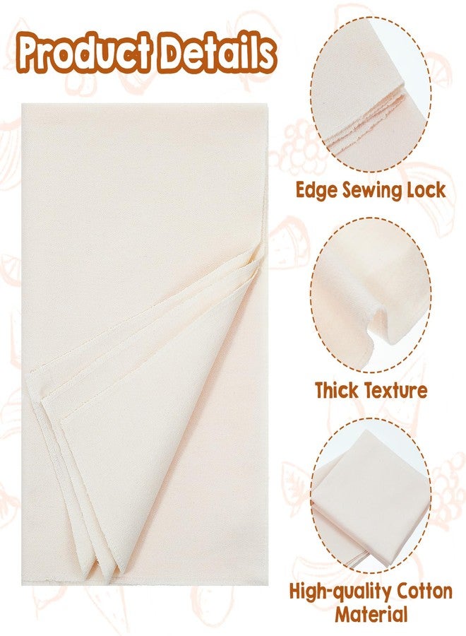 Thrymme Large Baking Towels 35.4x26 Inch, Tea Cloths For Sourdough, Natural Cotton Professional Dough Shaping Tool for French Baguettes Loaves and Homemade Bread Baking - Image 3