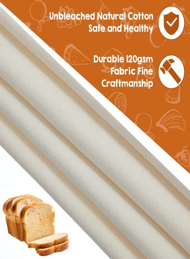 Thrymme Large Baking Towels 35.4x26 Inch, Tea Cloths For Sourdough, Natural Cotton Professional Dough Shaping Tool for French Baguettes Loaves and Homemade Bread Baking - Image 4