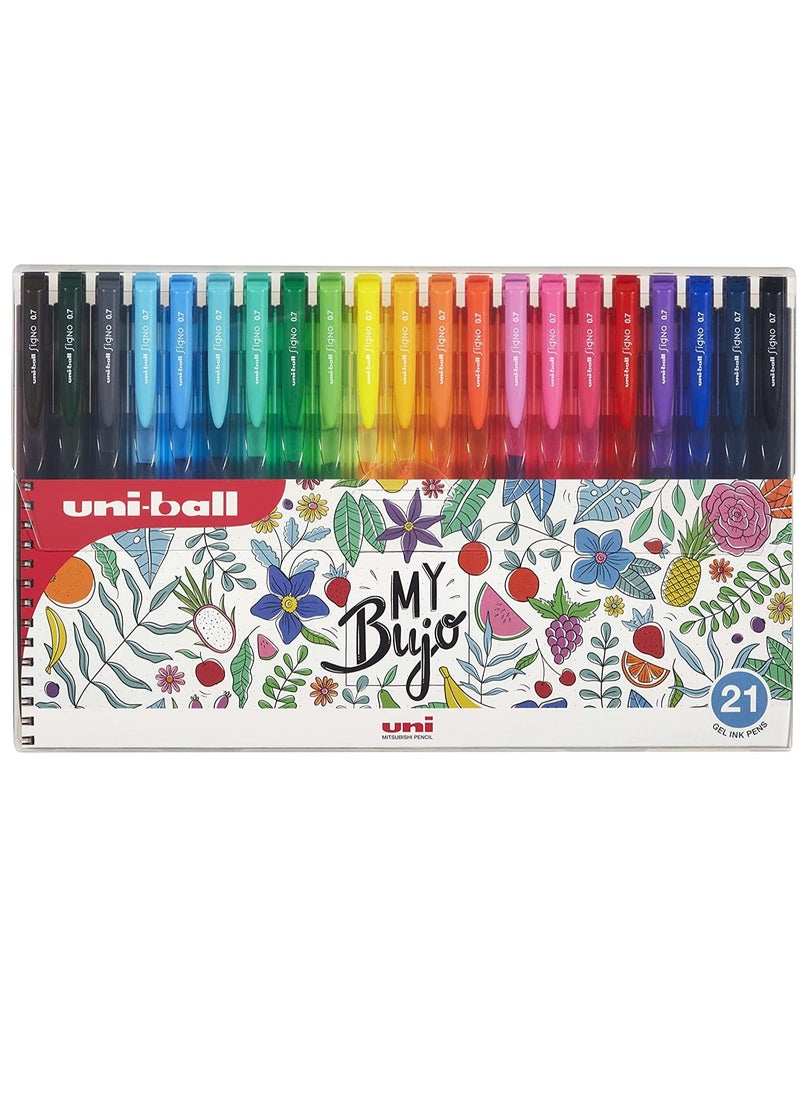 Uni-ball Signo - Uniball Signo Gel Ink Pens 0.7mm Fine Set 21 pc - Image 1