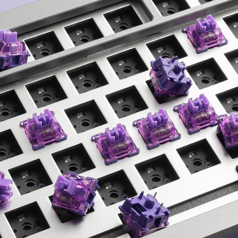 AKKO V3 Lavender Purple Pro Keyboard Switch with Dustproof Stem for Mechanical Gaming Keyboard, 5-Pin Tactile Switches (45pcs) - Image 3