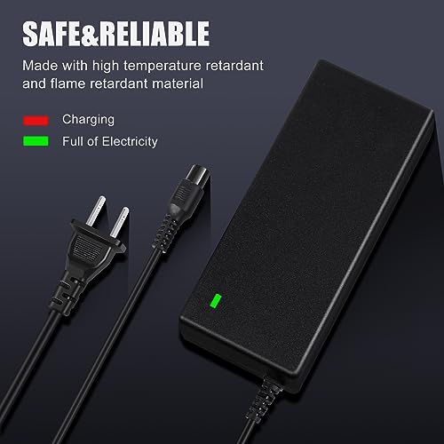 YAREMYEYE 63V 4 Prong Charger for Ninebot S (Not for S-Plus) / Mini PRO/Mini lite / L8 / One A1/ One S2/ S-MAX, N3M240, GoKart Kit, Gokart PRO, 4-Pin fits for Segway Ninebot Charger - Image 4