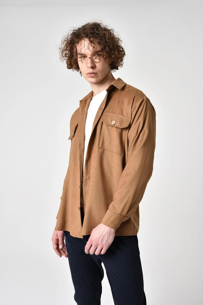 الكسندر جاردي Suede Casual Shirt (E22-61101)