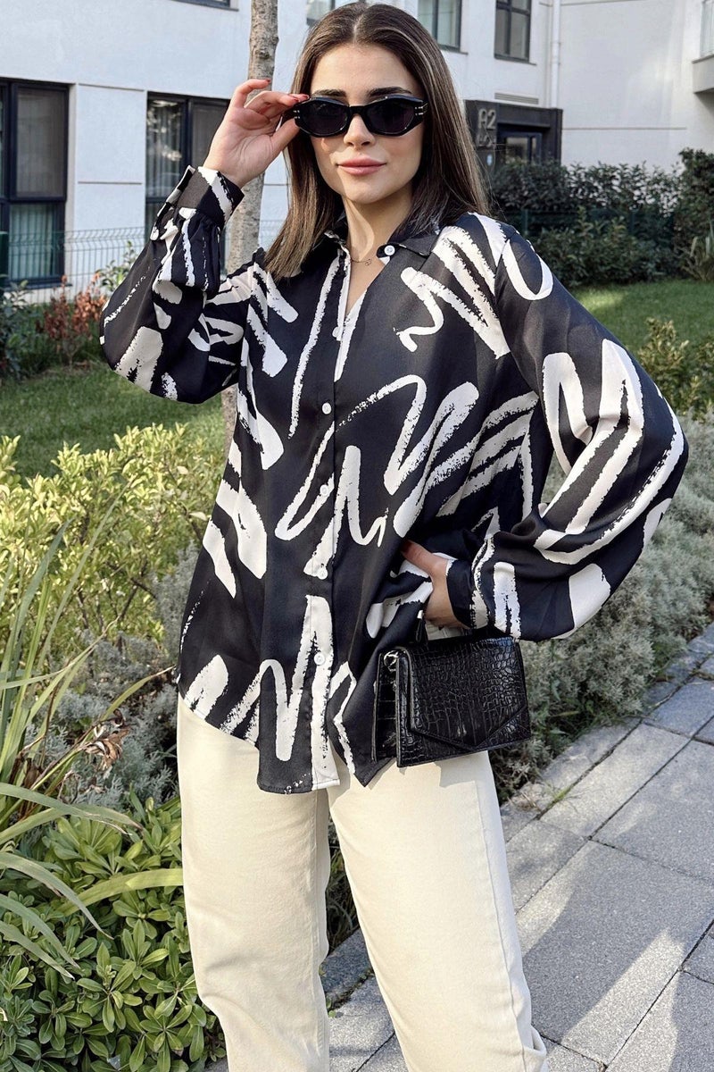 Weshaya Shirt Women Black - Image 3