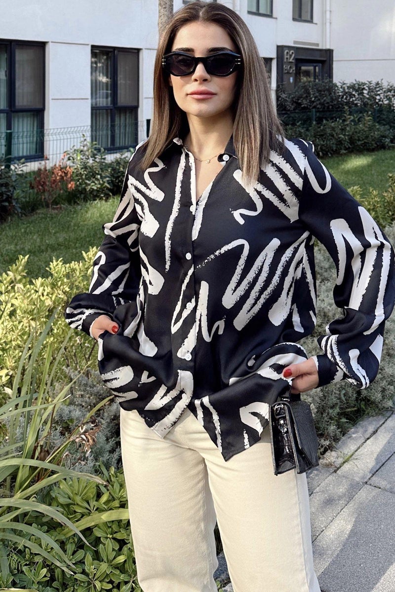 Weshaya Shirt Women Black - Image 2