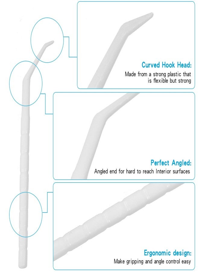 DanTicy Interdental Toothpicks, Disposable Plastic Curved Hook Toothpicks, Ultra Teeth Cleaning Tool for Daily Care of Removes Plaque and Debris Between Your Teeth 200PCS (Pack of 1) - Image 3