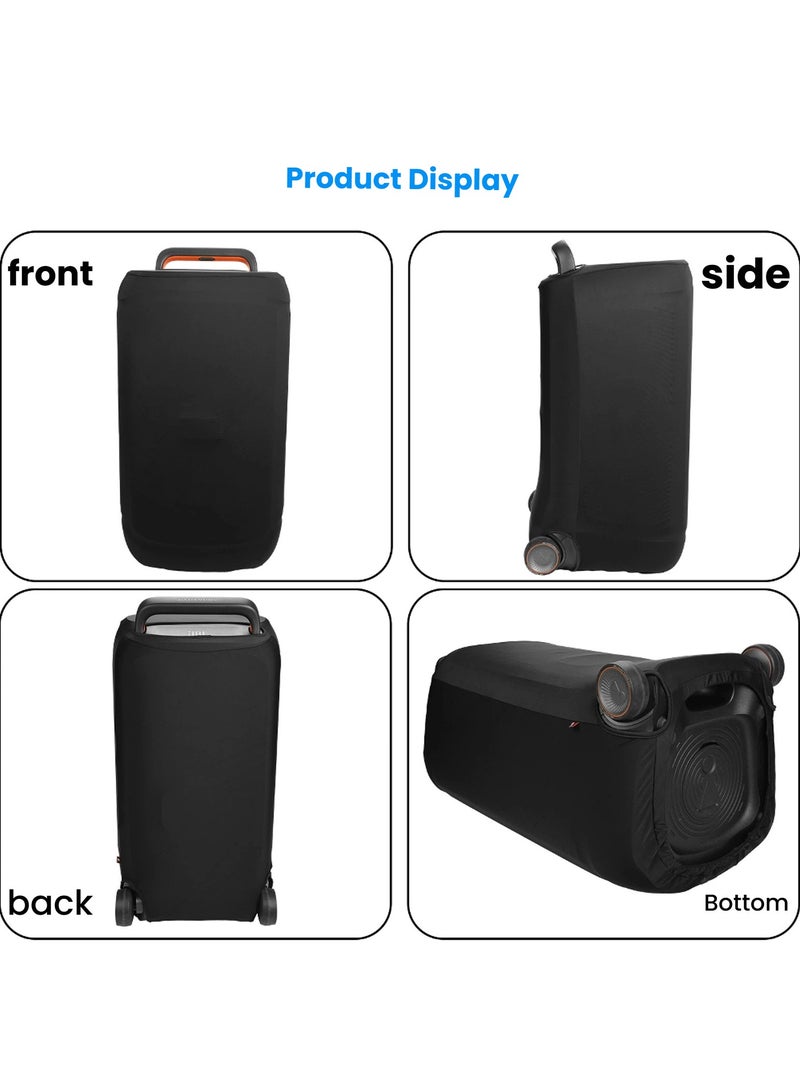 Dust Cover for JBL PartyBox 520 Speaker Soft Stretch Lycra Dust Cover Scratch-Resistant  Stain-Proof Form-Fitting Protection - Image 3